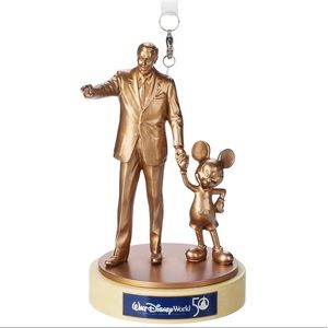 WDW 50th Anniversary Walt & Mickey Ornament